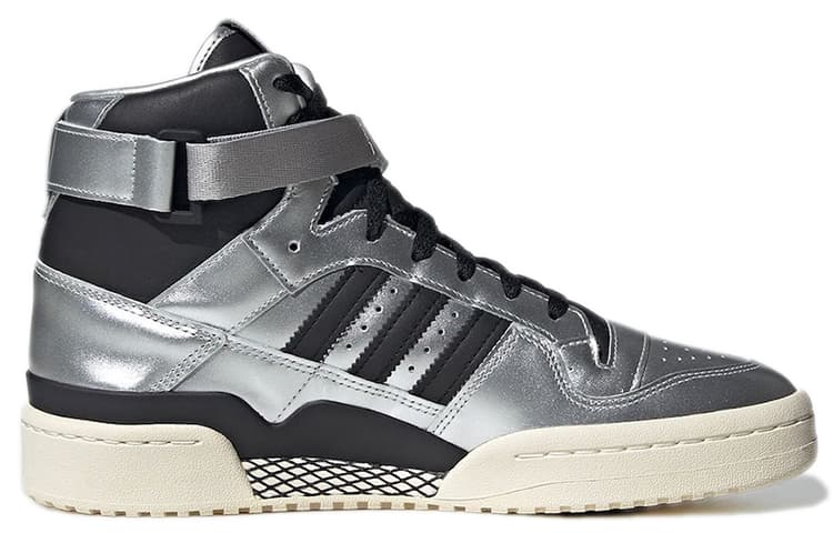 Кроссовки adidas Forum 84 High Liquid Silver — фото 2