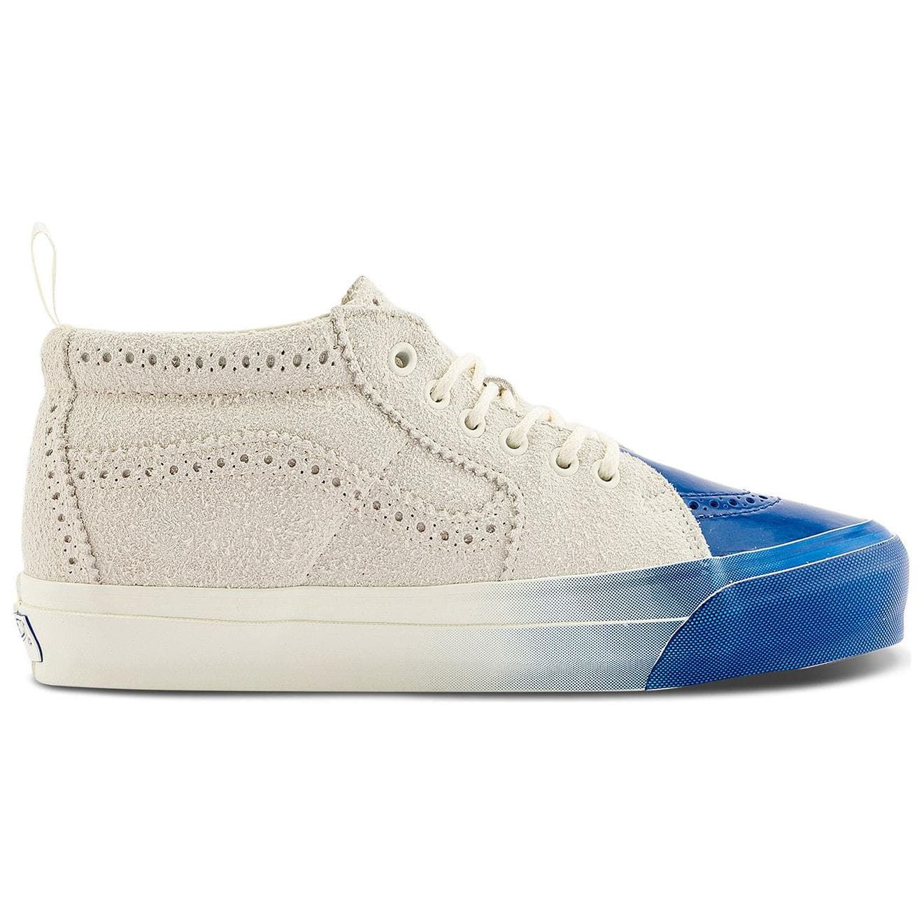 Кроссовки Vans SK8 MID Топ Скейтборд Кроссовки Унисекс Белый Синий - изображение 2