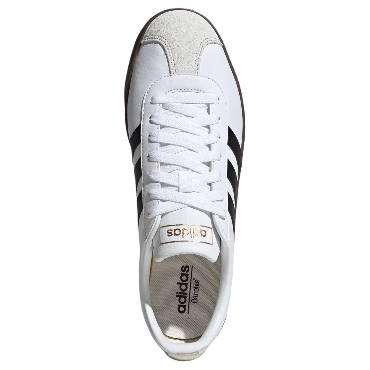 Кроссовки Adidas Vl Court Classic Low Топ Скейтборд Обувь Унисекс Белый черный - изображение 5