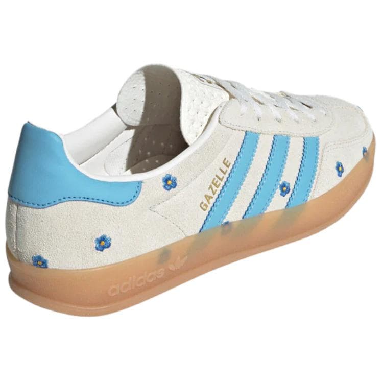 Кроссовки adidas Gazelle Indoor Floral Beige Light Blue - изображение 4
