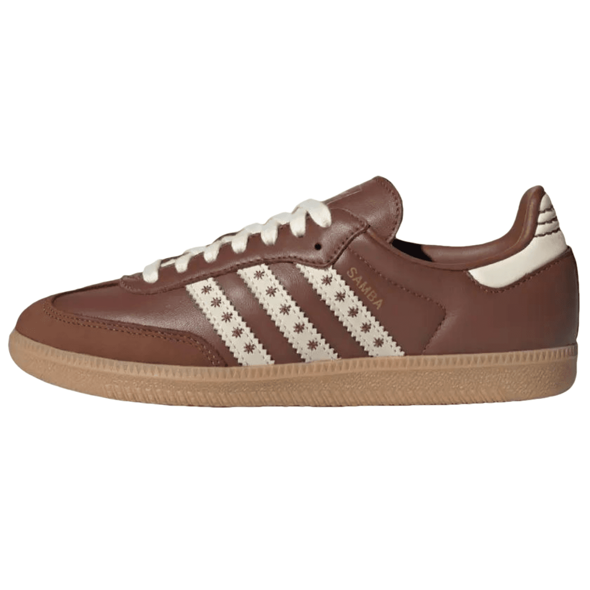Кроссовки Adidas Originals Samba Low Скейтборд Обувь Женская Коричневый Белый - изображение 1