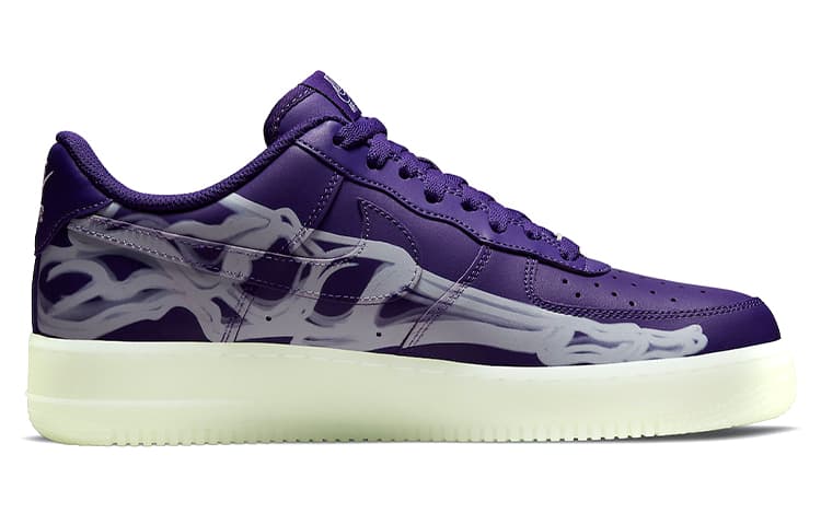 Кроссовки Nike Air Force 1 '07 Skeleton QS "Purple Skeleton" - изображение 2