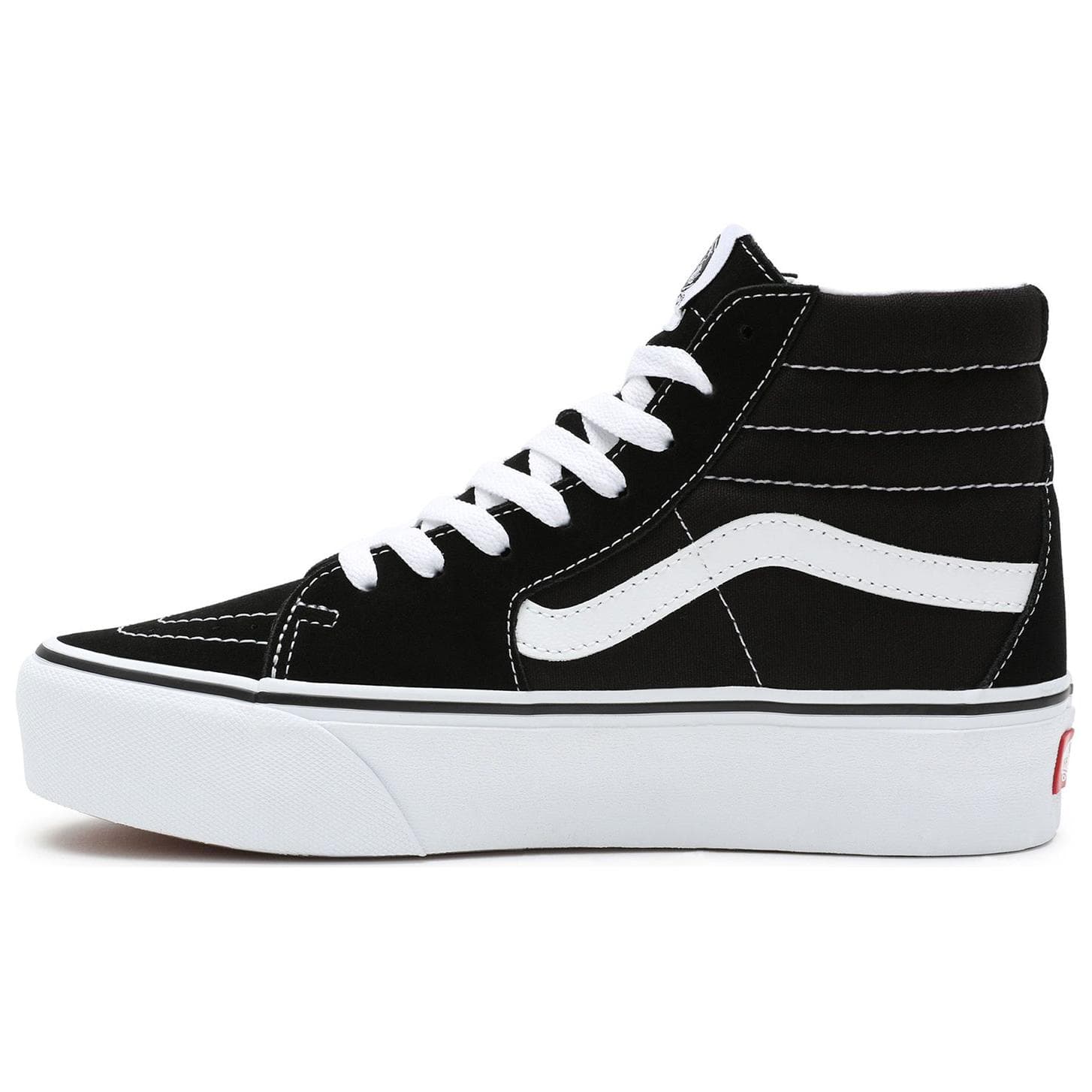 Кроссовки Vans Sk8-Hi Platform 2,0 Модные спортивные хай-топы для скейтборда женские черные - изображение 1