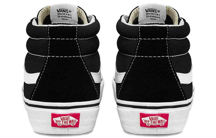 Кроссовки Vans SK8 Mid Black White - изображение 5