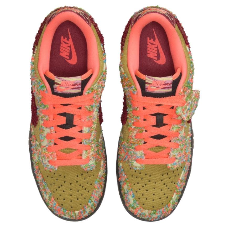 Кроссовки Nike Dunk Low Top Скейтборд Кроссовки Унисекс Зеленый Розовый - изображение 4