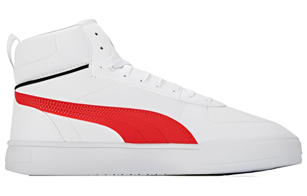 Кроссовки PUMA Caven Mid White Red - изображение 2