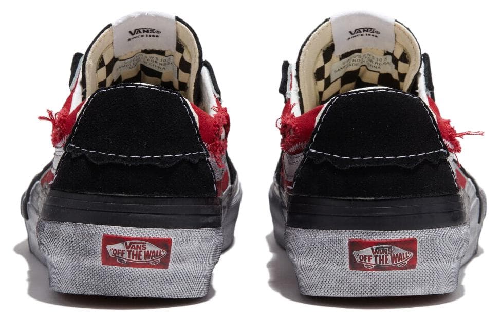 Кроссовки Vans SK8 Low Black Red - изображение 3