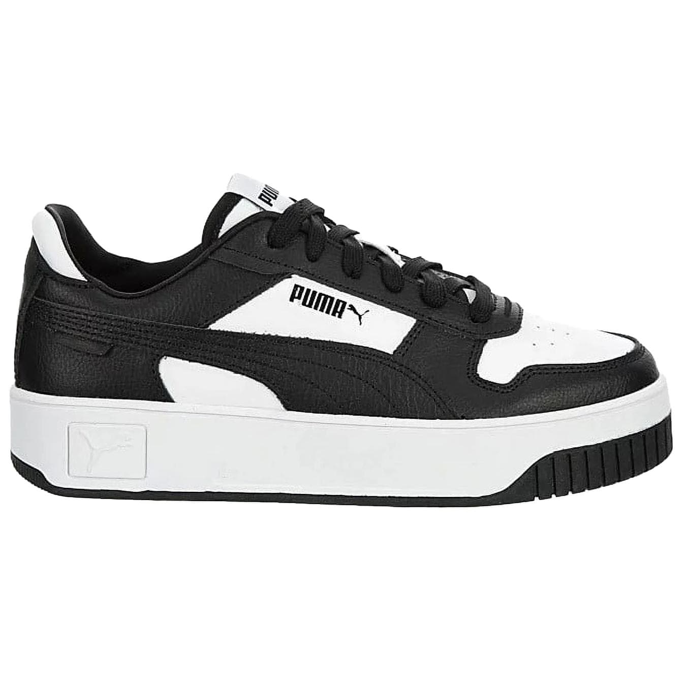 Кроссовки PUMA Carina Street Low Топ Скейтборд Кроссовки Женские Черно-Белые - изображение 2