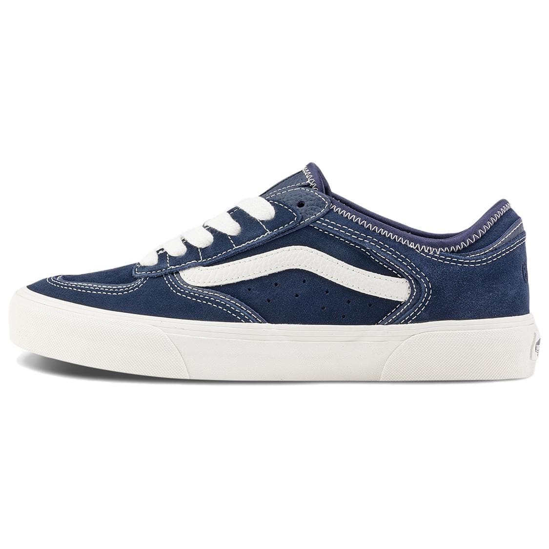 Кроссовки Vans Rowley Устойчивая к истиранию Легкая Низкая Скейтборд Обувь Унисекс Темно-синий - изображение 1