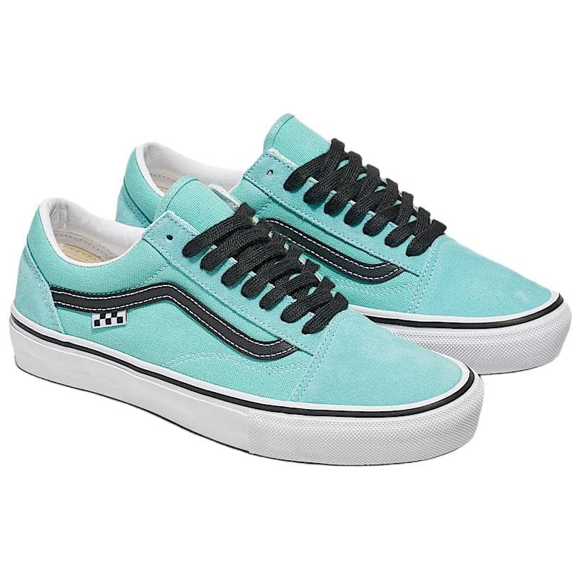Кроссовки Vans Old Skool Low Топ Скейтборд Кроссовки Женские Синий Черный - изображение 2