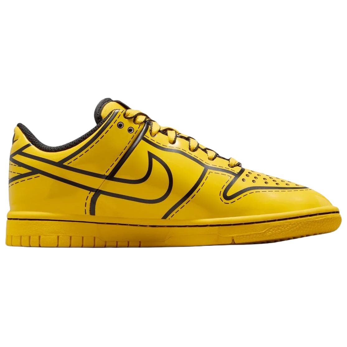 Кроссовки Lego X Nike Dunk Low Топ Детский Скейтбординг Обувь Ярко-желтый Детский - изображение 2