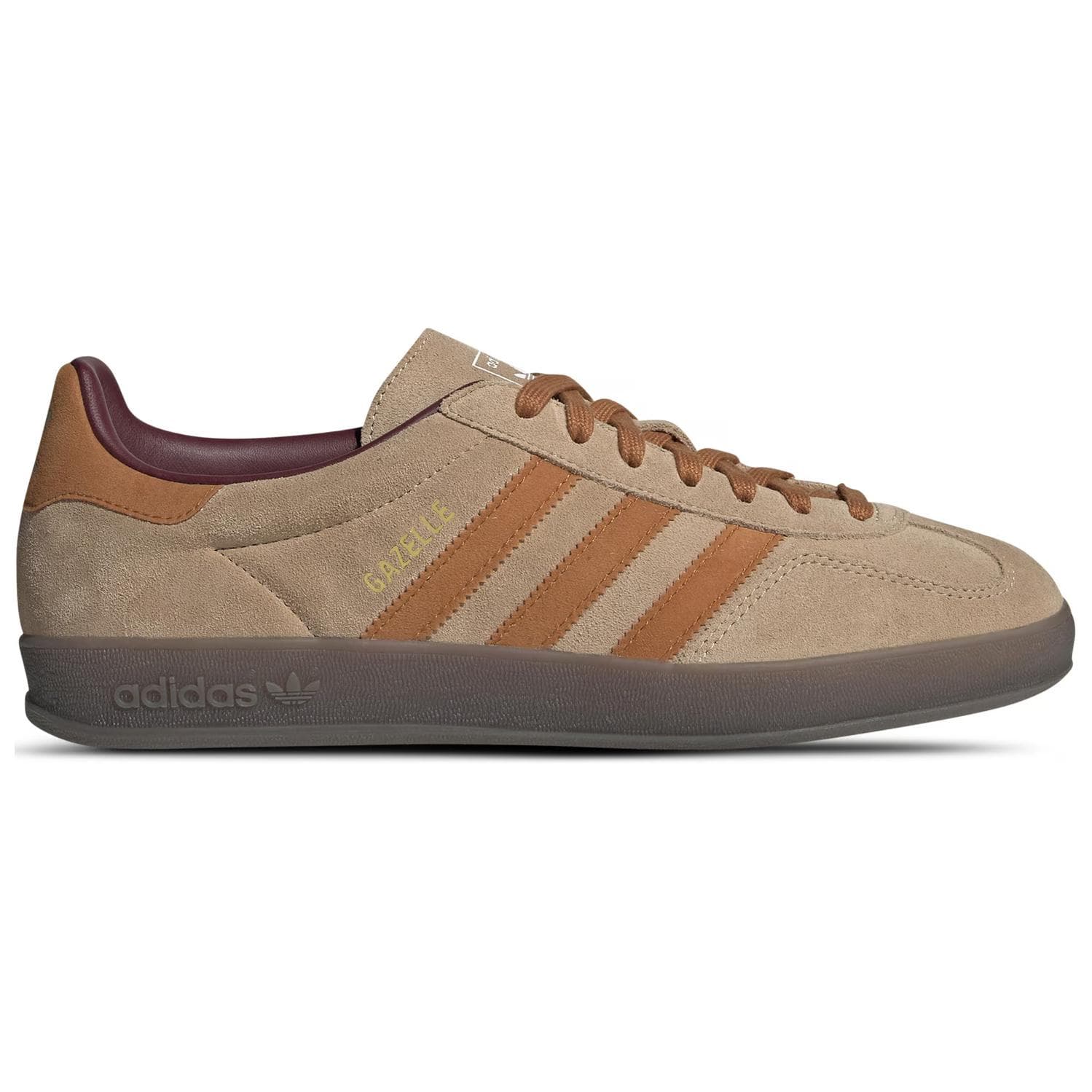 Кроссовки adidas Gazelle Indoor Brown Grey - изображение 2