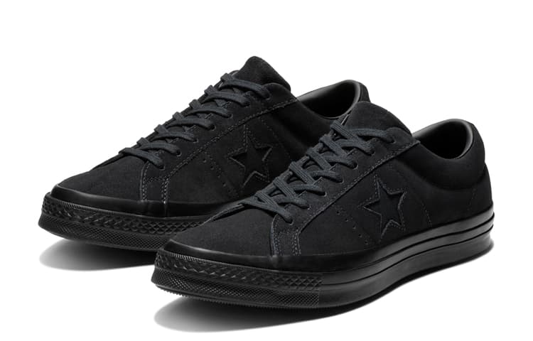 Кроссовки Converse One Star Suede Triple Black Low Top - изображение 3