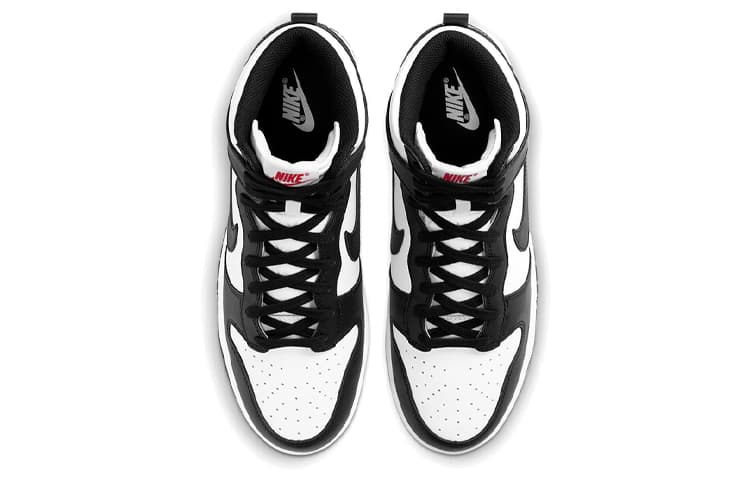 Кроссовки Nike Dunk High Retro Black White - изображение 4