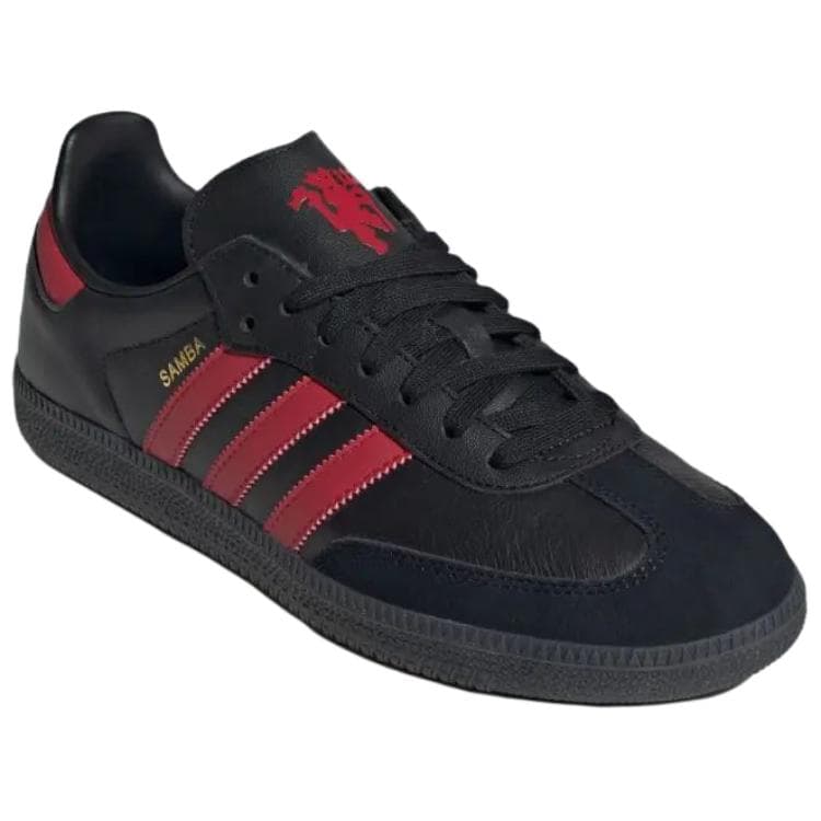 Кроссовки Adidas Originals x Manchester United Samba Устойчивые к истиранию низкие кроссовки для скейтбординга унисекс - изображение 3