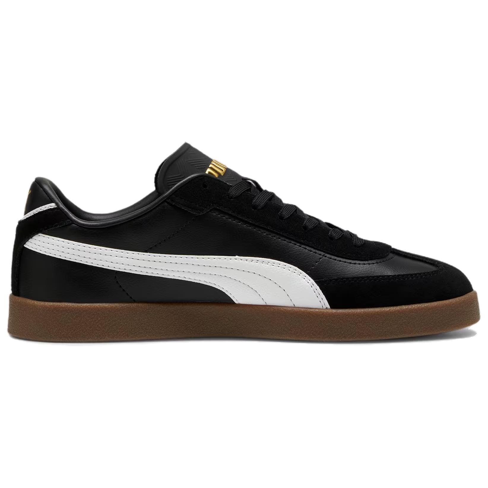 Кроссовки PUMA Club II Era Легкий Низкий Топ Немецкий Армейский Кроссовки Унисекс Черный Белый - изображение 2