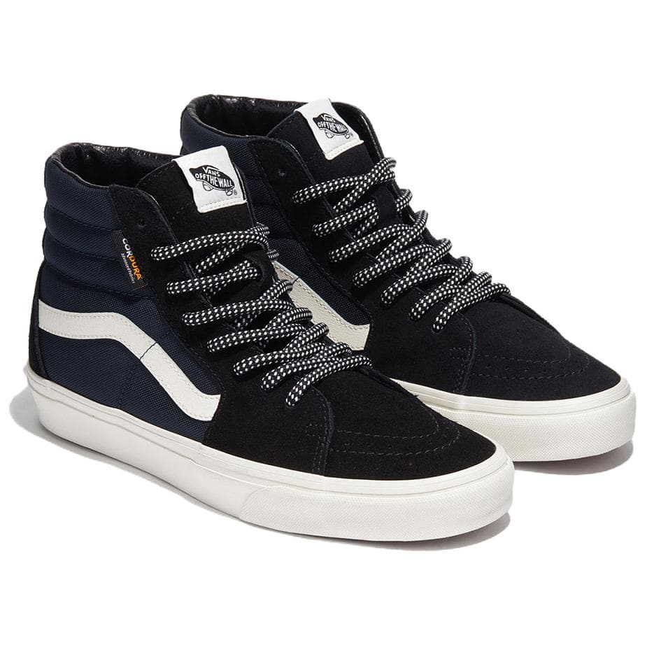 Кроссовки Vans SK8 HI Высокие кеды для скейтбординга Унисекс Синие Черные - изображение 2