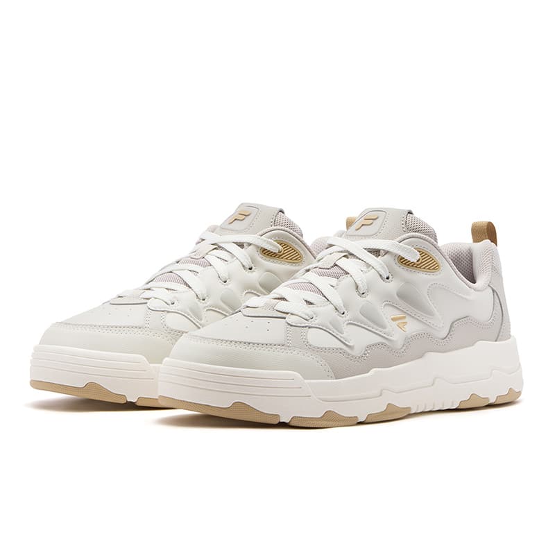 Кроссовки FILA FUSION BURWEED Сверкающие Удобные Кроссовки для скейтбординга Мужские Пемза Коричневый - изображение 3
