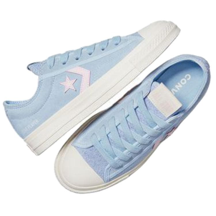 Кроссовки Converse Star Player 76 противоскользящие устойчивые к истиранию низкие скейтборд-кеды унисекс синие - изображение 3