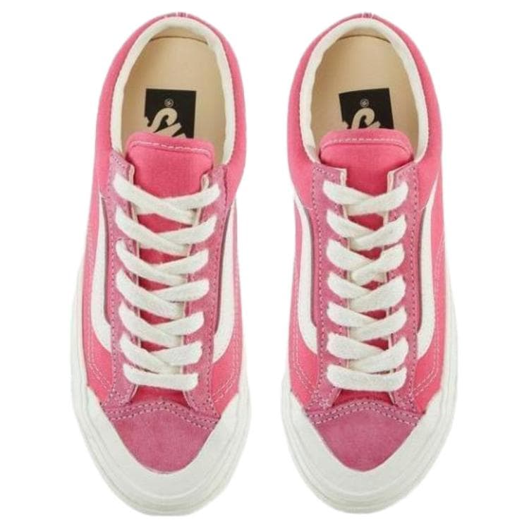 Кроссовки Vans Old Skool Reissue 136 Ткань Низкие Кроссовки для Скейтбординга Унисекс Розовые - изображение 3