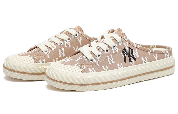 Кроссовки MLB Playball Mule Monogram Beige - изображение 3