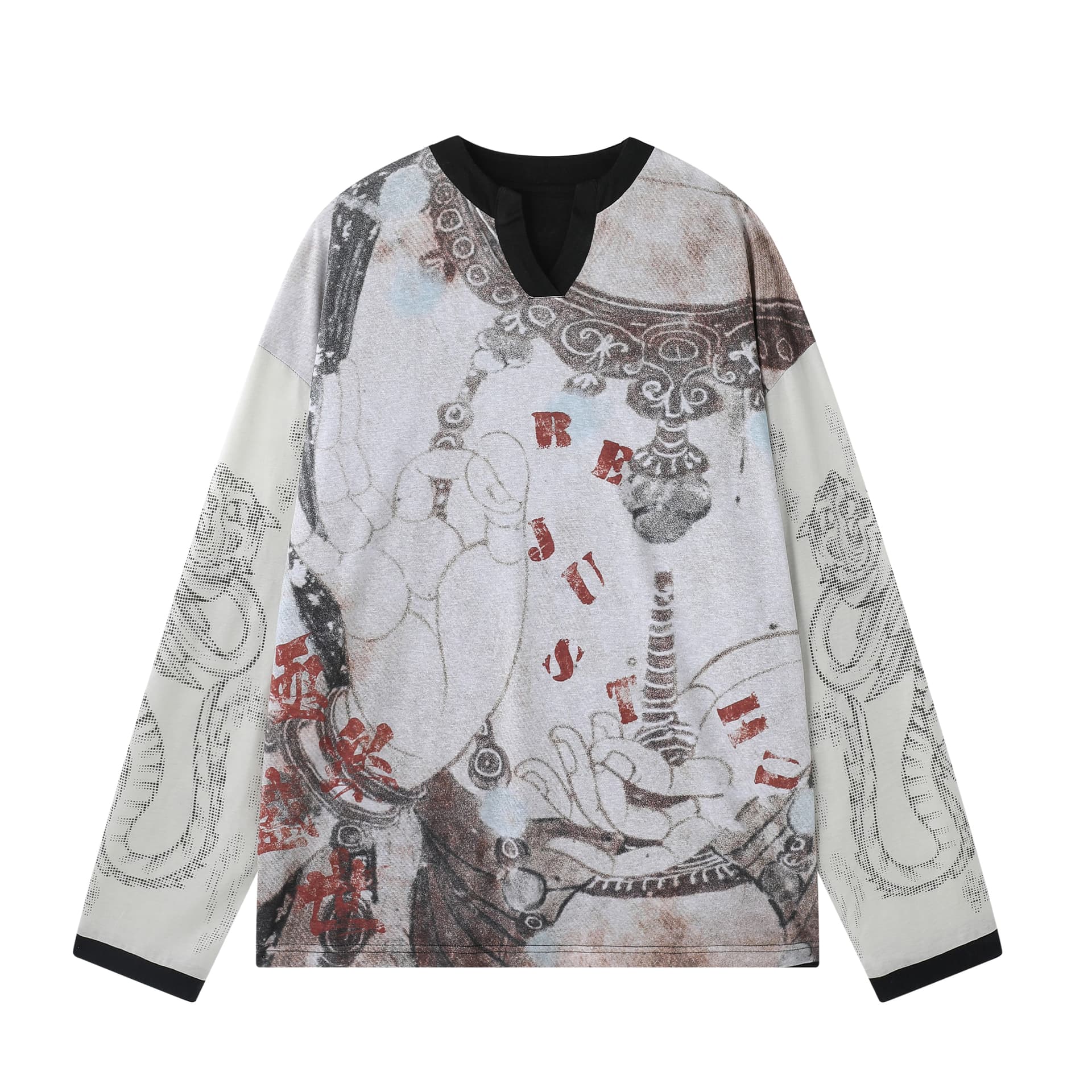 Футболка BJHG X DUNHUANGLIANMINGKUAN T-рубашка унисекс - изображение 1