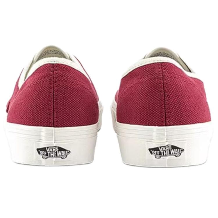 Кроссовки Vans Аутентичные Легкие и Дышащие Низкие Кроссовки для Скейтбординга Унисекс Темно-Красный - изображение 5
