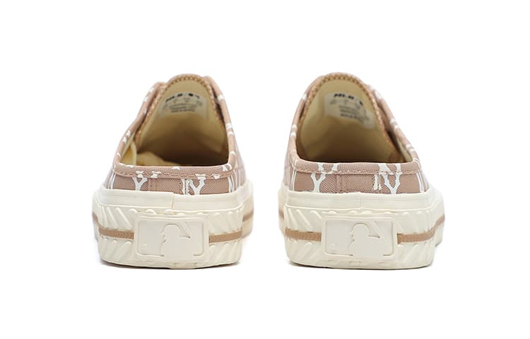 Кроссовки MLB Playball Mule Monogram Beige - изображение 4
