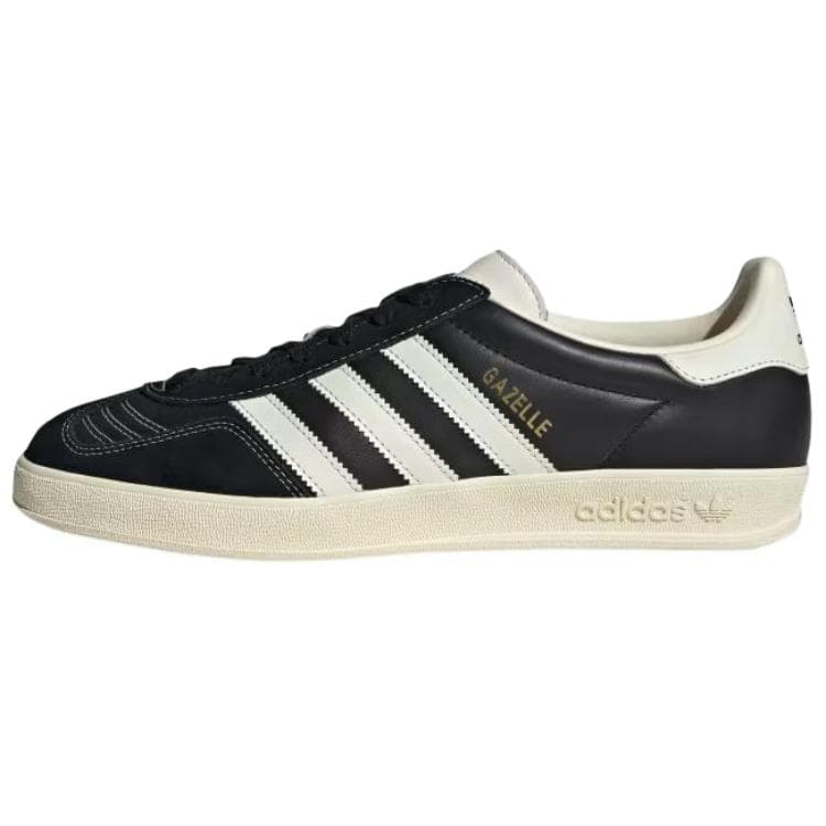 Кроссовки Adidas Originals GAZELLE INDOOR Классические и Универсальные Скейтборд Кроссовки Мужские Черные - изображение 1
