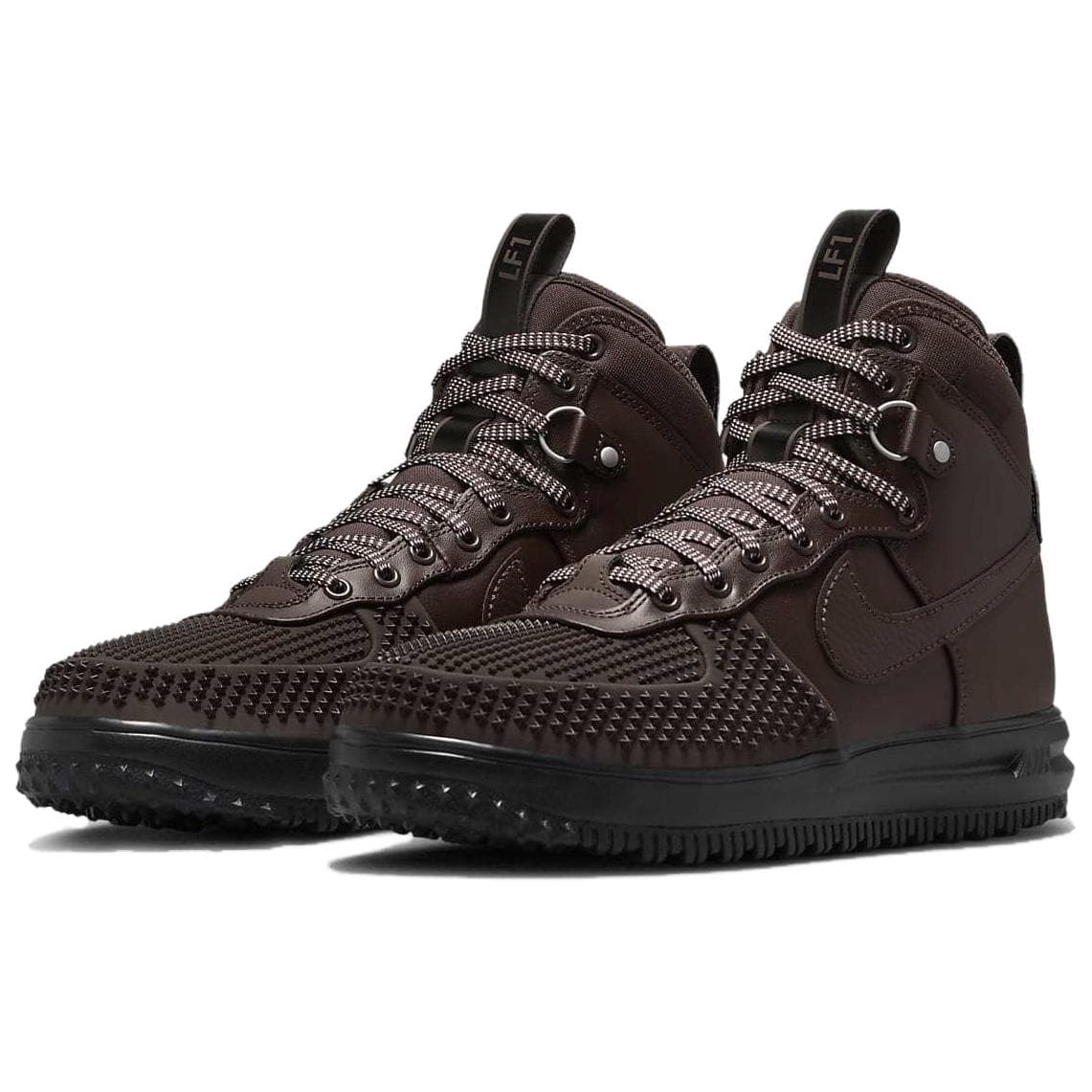 Кроссовки Nike Lunar force 1 противоскользящая устойчивая к истиранию высокая повседневная обувь для мужчин коричневый цвет - изображение 3