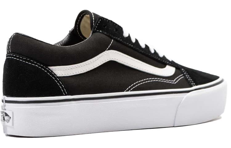 Кроссовки Vans Old Skool Platform Black White - изображение 3
