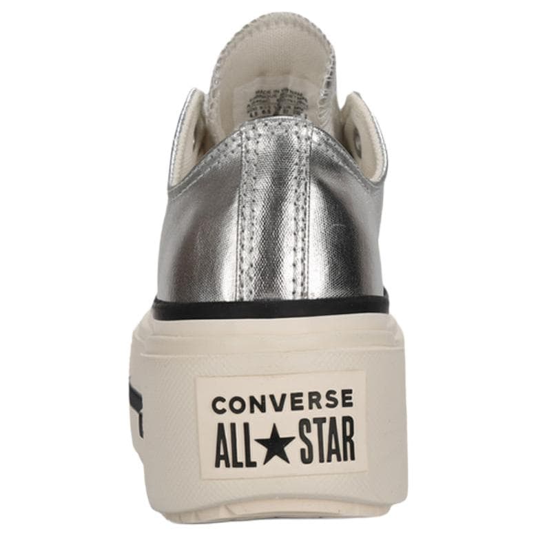 Кроссовки Converse Chuck TAYLOR All Star Lift Low Топ Скейтборд Кроссовки Унисекс Серебряный - изображение 4