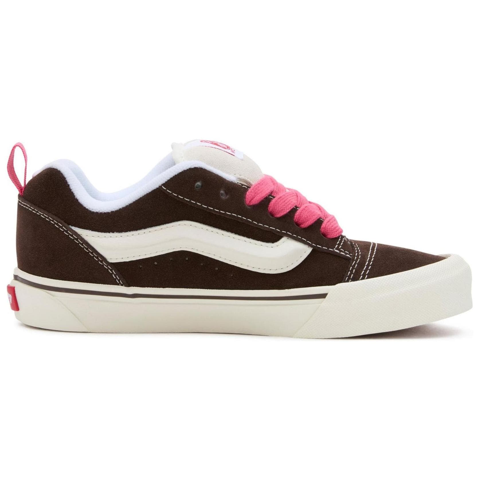 Кроссовки Vans Knu Skool Brown Red - изображение 2