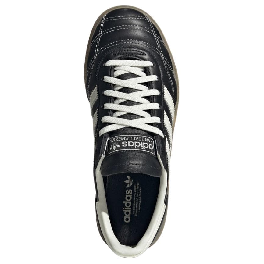 Кроссовки Adidas Originals HANDBALL SPEZIAL Искусственная замша Низкие кеды для скейтбординга Женские Черно-белые - изображение 4