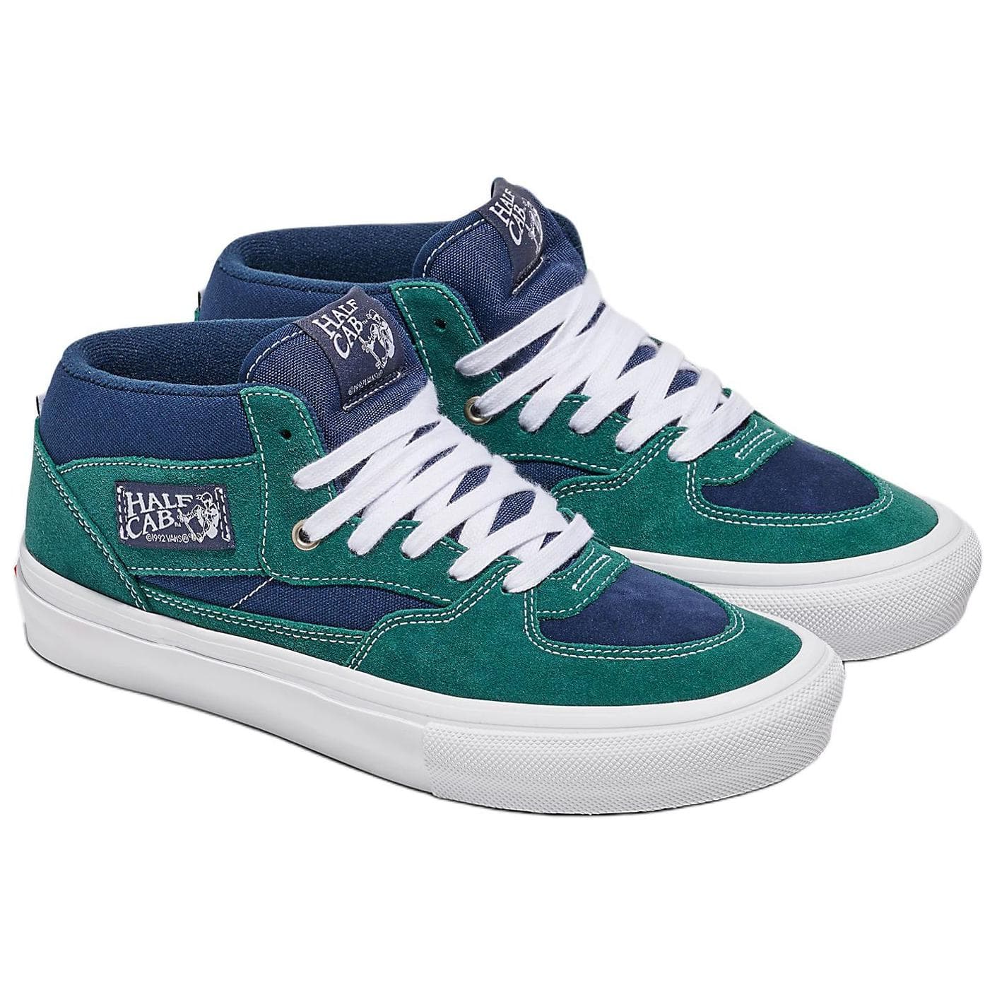 Кроссовки Vans Half Cab Low Топ Скейтборд Обувь Унисекс Зеленый синий - изображение 2