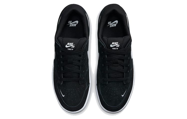 Кроссовки Nike SB Force 58 Black White - изображение 4