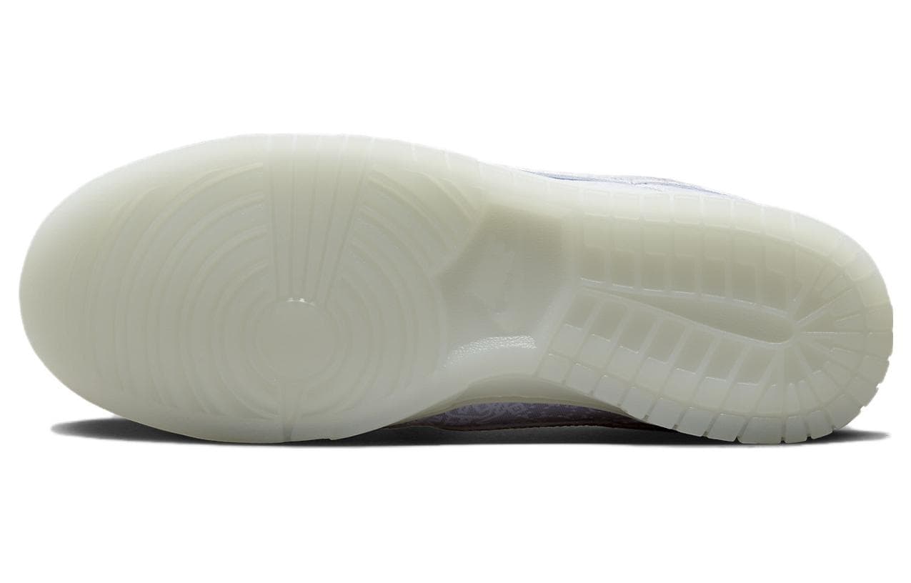 Кроссовки Fragment Design x CLOT x Nike Dunk Low "White Silk" - изображение 6