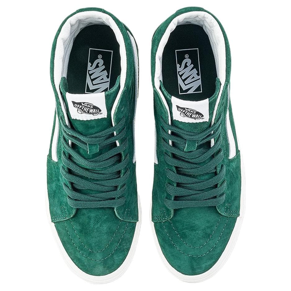 Кроссовки Vans SK8 HI Высокие Кроссовки для Скейтбординга Унисекс Темно-Зеленый Белый - изображение 3