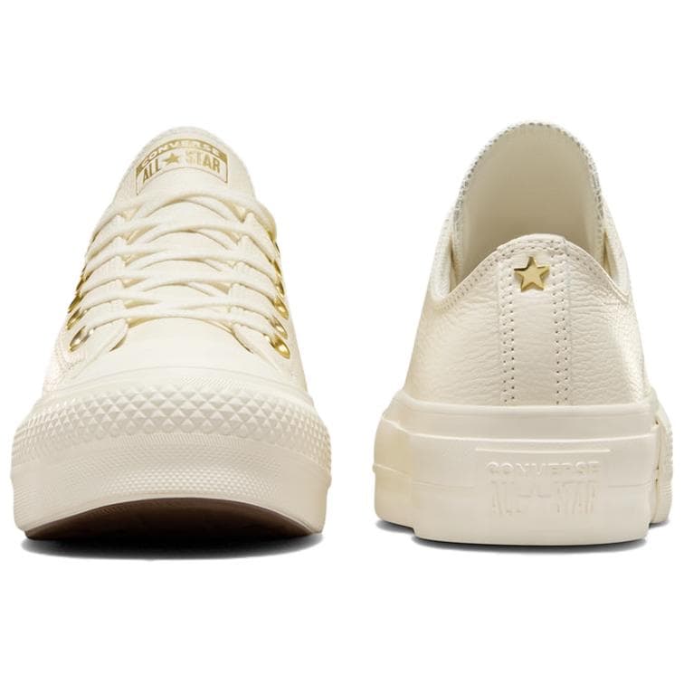 Кеды Converse Chuck Taylor All Star Lift Кожа Противоскользящий Устойчивый к истиранию Низкий Топ - изображение 3
