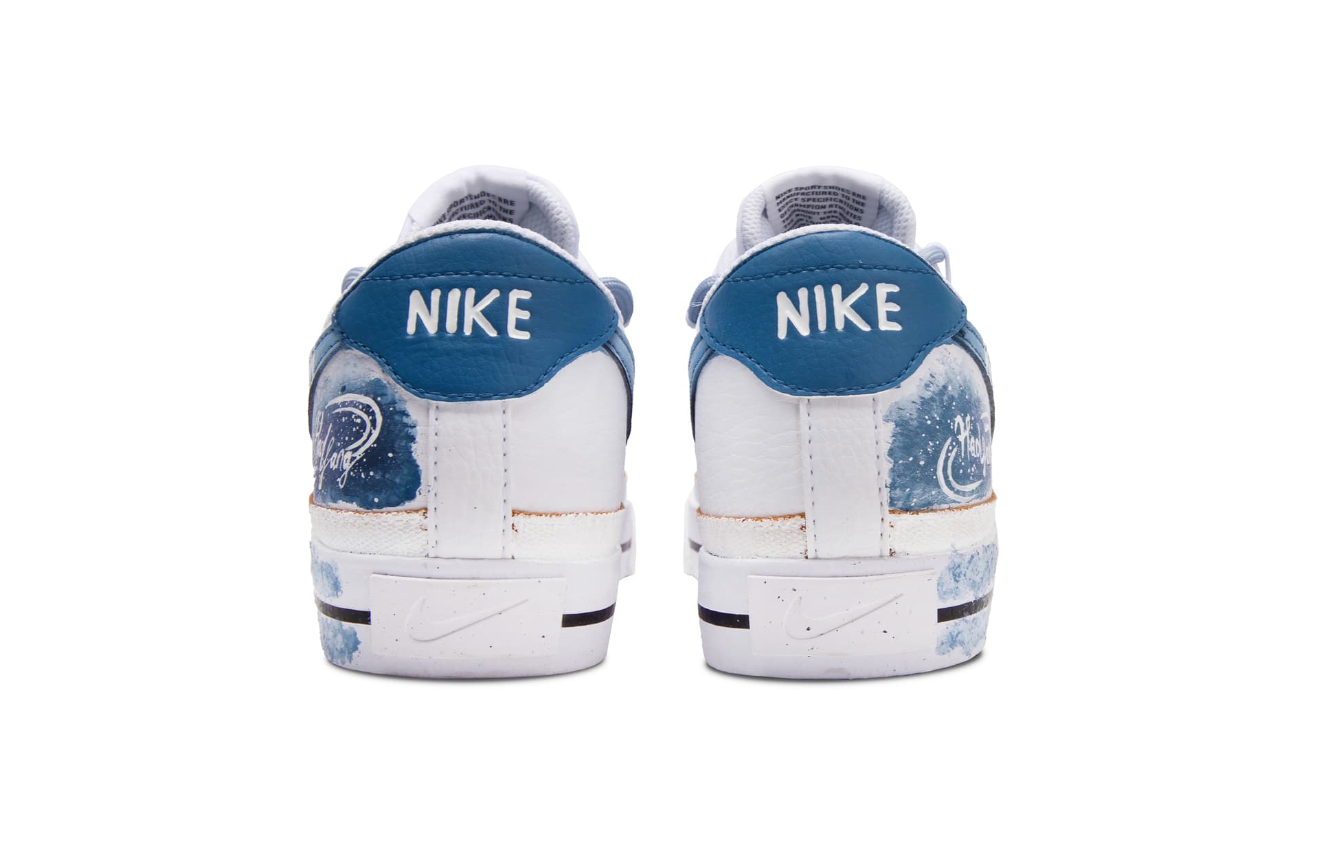 Кроссовки Nike Court Legacy White Blue - изображение 4