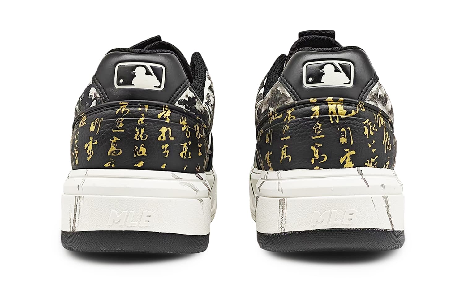 Кроссовки MLB Chunky Liner Black Gold - изображение 5