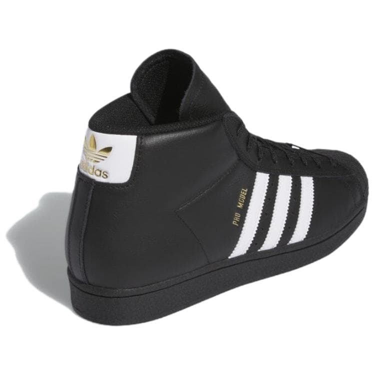 Кроссовки Adidas Originals Pro Model Скейтборд Обувь Унисекс Черный - изображение 4