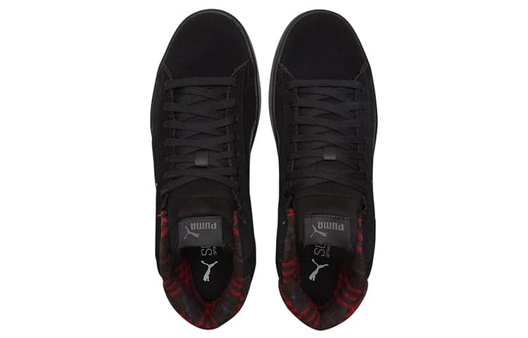 Кроссовки PUMA Smash V2 Mid Black - изображение 3