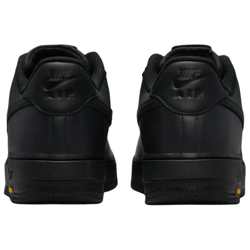 Кроссовки Nike Air Force 1 Кожаные Скейтборд Кроссовки Мужские Черные - изображение 5