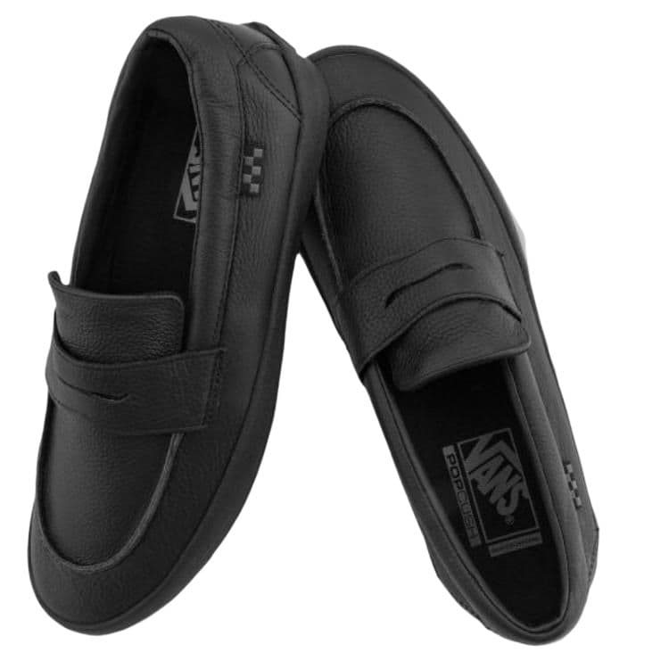 Лоферы Vans Loafer Удобная Скейтборд Обувь Унисекс Черная - изображение 3