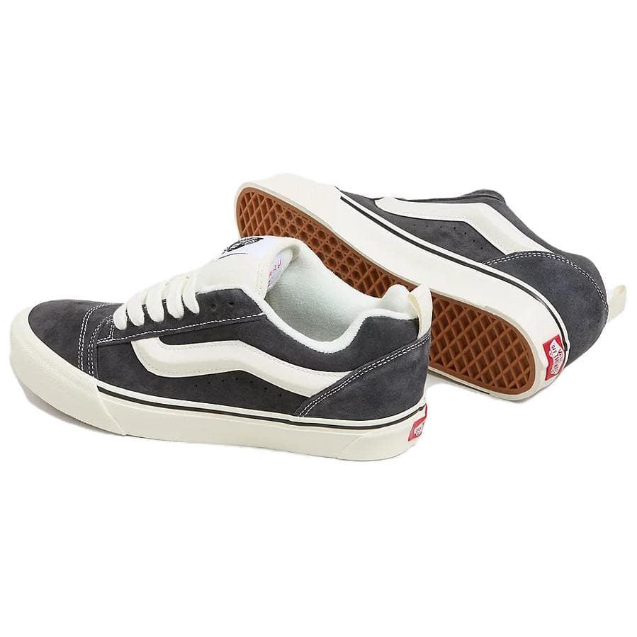 Кроссовки Vans Knu Skool Устойчивая к истиранию низкая обувь для скейтбординга унисекс серо-белая - изображение 4