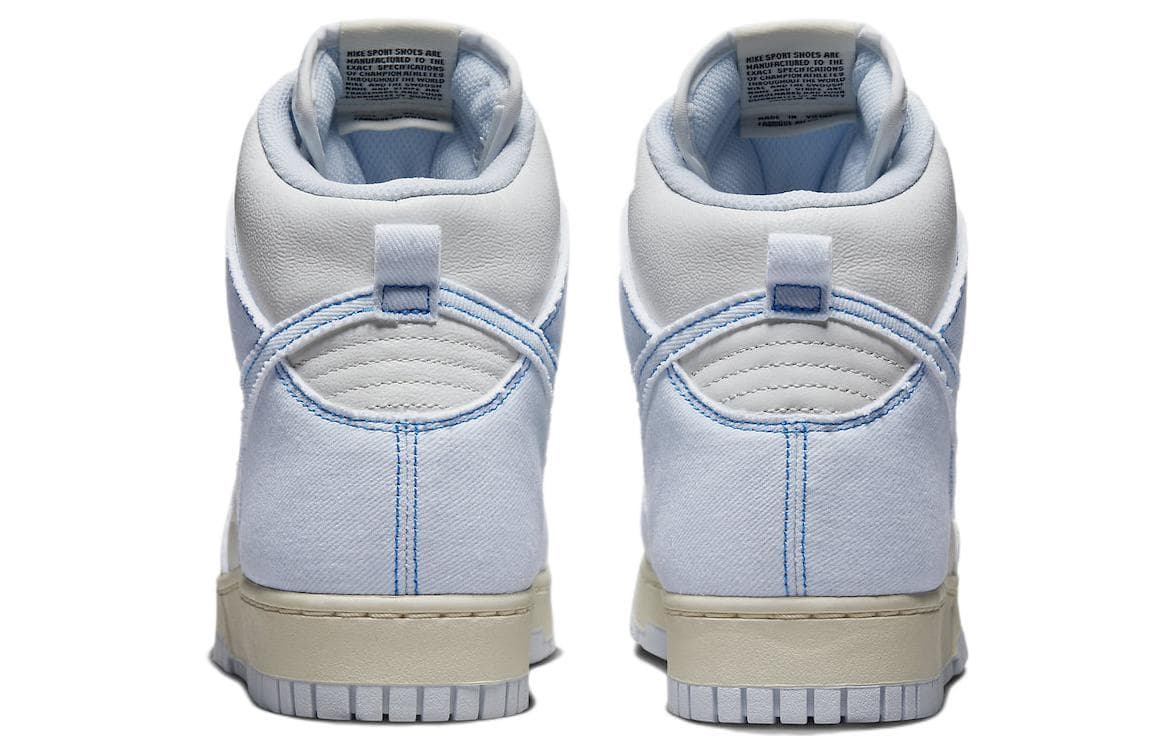 Кроссовки Nike Dunk High Blue Denim - изображение 5