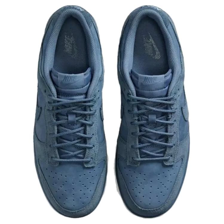 Кроссовки Nike Dunk кожа низкий топ скейтборд обувь мужская синяя - изображение 4