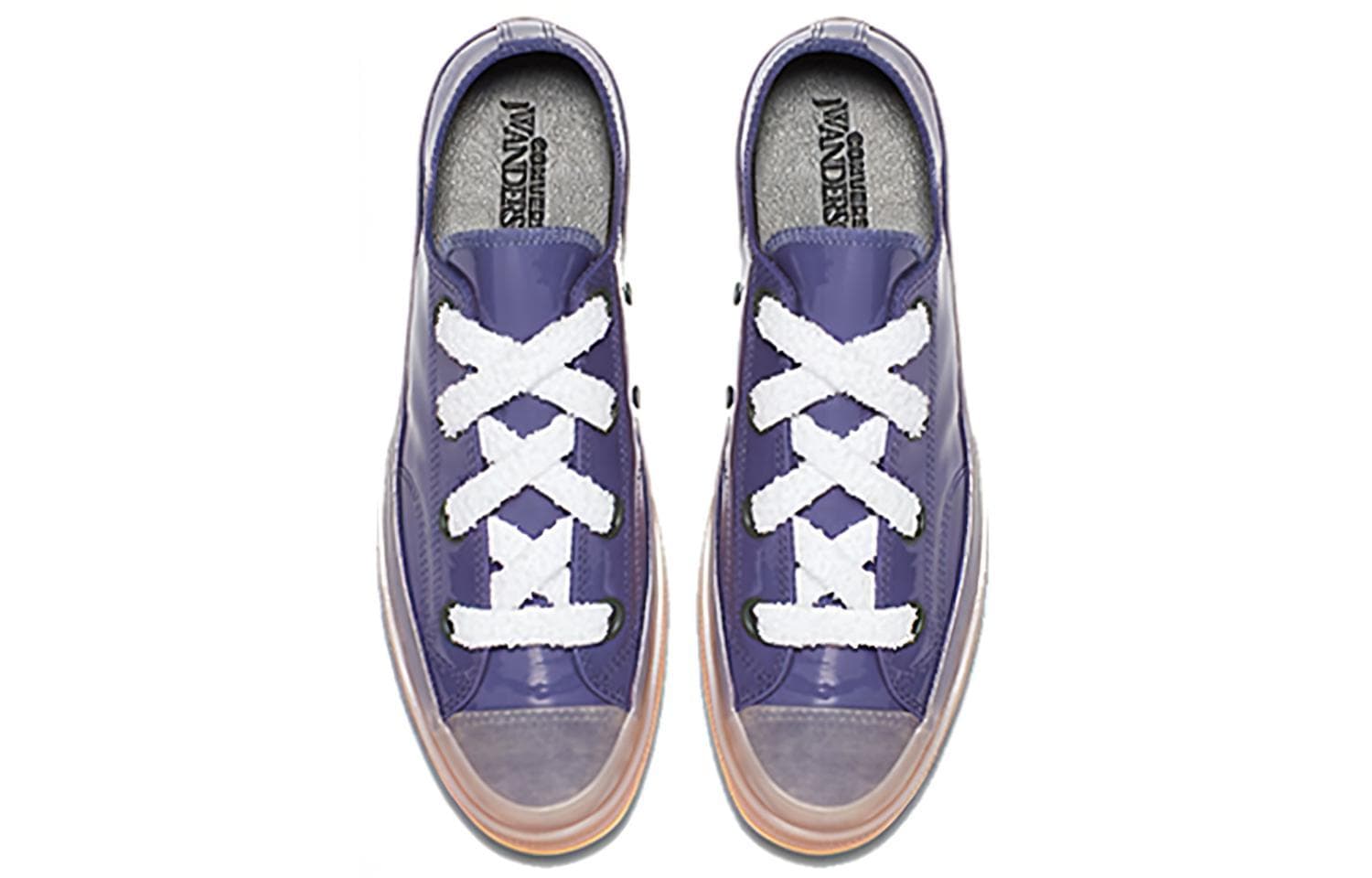 Кроссовки JW Anderson x Converse Chuck 70 Low Top Purple - изображение 3