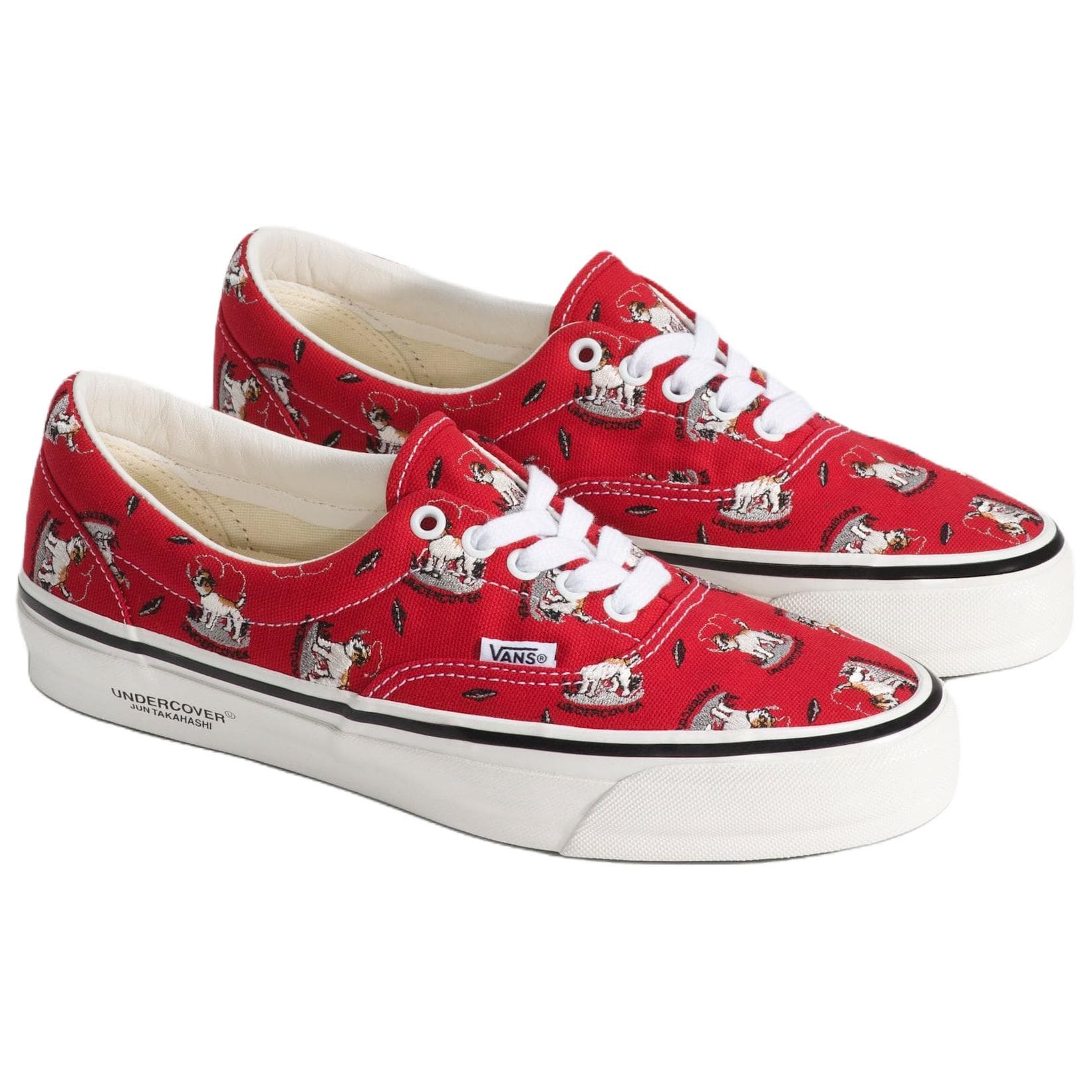 Кроссовки UNDERCOVER x Vans Era 95 Удобные и Легкие Кроссовки для скейтбординга с Низким Верхом Унисекс Красные - изображение 2
